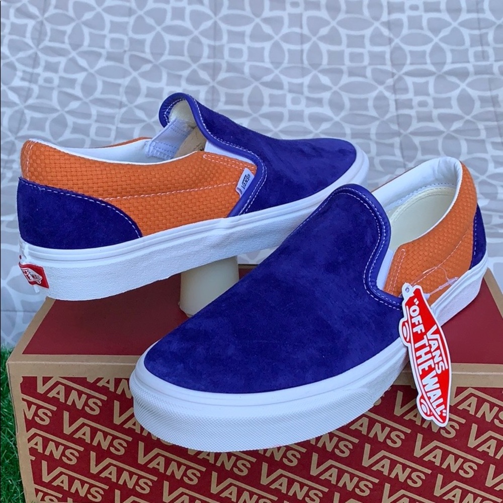 VANS CLASSIC SLIP-ON P&C ROYAL BLUE/APRICOT BUFF M - Picture 9 of 16